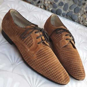 Vince Camuto Adro Laser Cut Suede Shoes